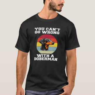 Camiseta Perro Doberman No Te Puedes Equivocar Con Un Dober