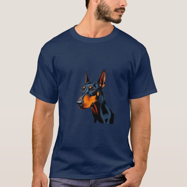 Camiseta Perro Doberman Pinscher (Anverso)