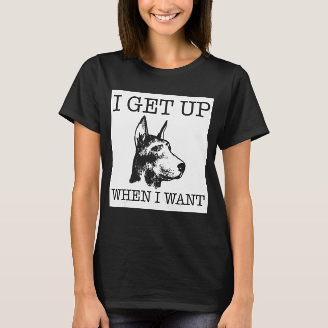 Camiseta Perro Doberman Pinscher (Anverso)