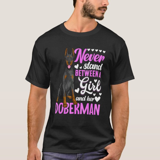 Camiseta Perro Doberman Pinscher para dueño de Doberman (Anverso)