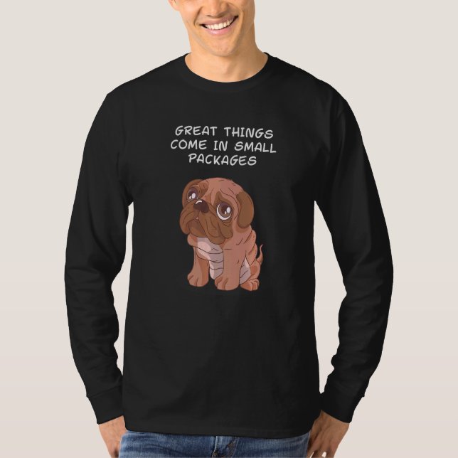 Camiseta Perro doblado Shar Pei Bordeaux Gran Cachorro de P (Anverso)