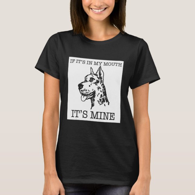 Camiseta perro Dogo Alemán (Anverso)