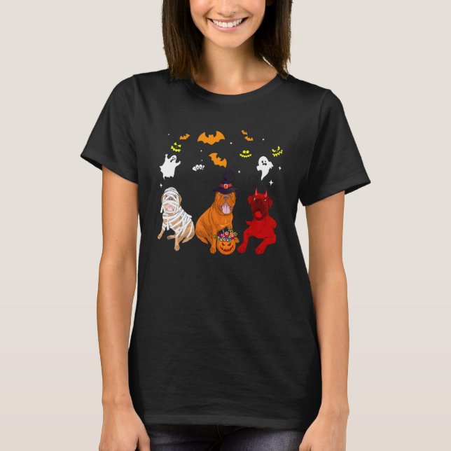 Camiseta Perro Dogue De Burdeos (Anverso)