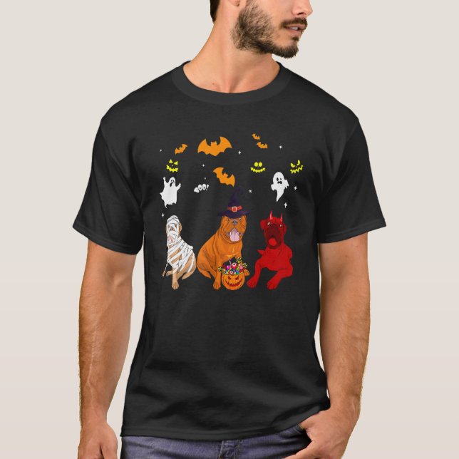 Camiseta Perro Dogue De Burdeos (Anverso)