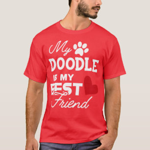 Camiseta Perro Doodle Mi vela es mi mejor amiga 1