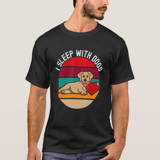 Camiseta Perro Dormir Con Humor De Entrenador De Cachorro D (Anverso)