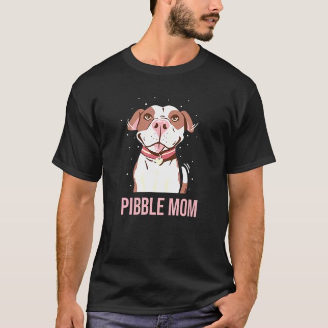 Camiseta Perro dueño de perro Pitbull Pittie, amante de la  (Anverso)