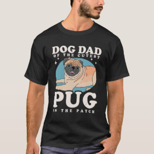 Camiseta Perro Dueño Del Perro De La Pug De Los Hombres, Pa