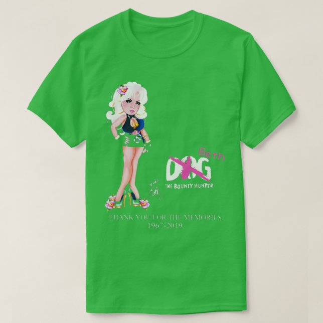 Camiseta perro el cazador de recompensas 1 (Diseño del anverso)