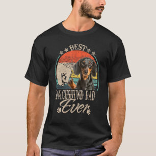 Camiseta Perro: el mejor papá de Dachshund de la historia