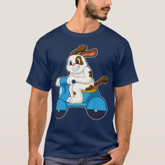 Camiseta Perro en bicicleta con Scooter 3