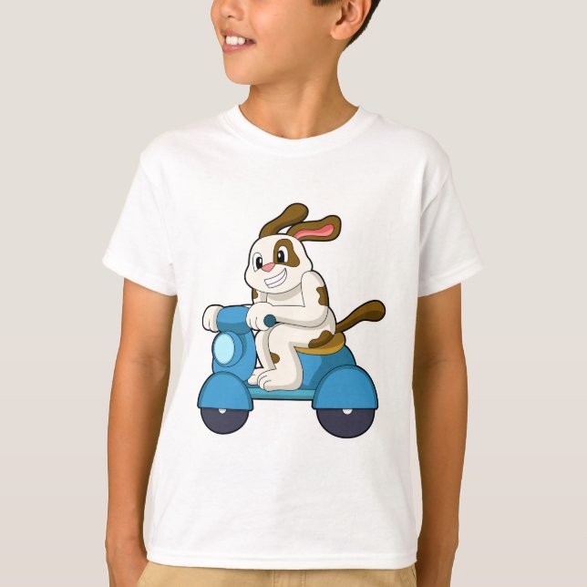 Camiseta Perro en bicicleta con Scooter.PNG (Anverso)