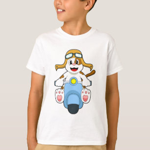 Camiseta Perro en bicicleta con Scooter.PNG