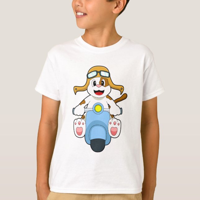 Camiseta Perro en bicicleta con Scooter.PNG (Anverso)
