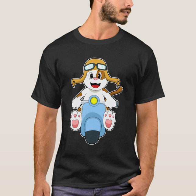 Camiseta Perro en bicicleta con Scooter.PNG (Anverso)