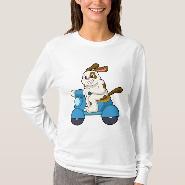 Camiseta Perro en bicicleta con Scooter.PNG (Anverso)