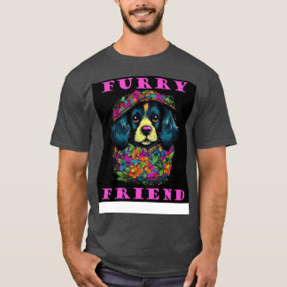 Camiseta Perro En Bolsillo Curioso Cachorro Para Los Amante