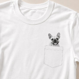 Camiseta Perro En Bolsillo | Foto De Mascota Personalizada 