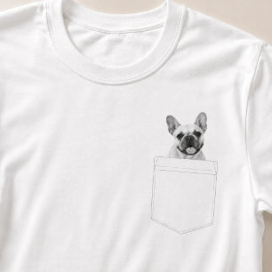 Camiseta Perro En Bolsillo Foto De Mascota Personalizada