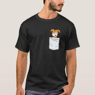 Camiseta Perro en Bolsillo Retriever Perro Mamá Salchicha S