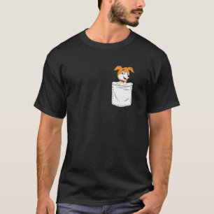 Camiseta Perro en Bolsillo Retriever Perro Mamá Salchicha S