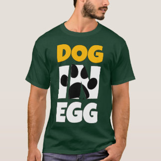 Camiseta perro en cachorros de huevo