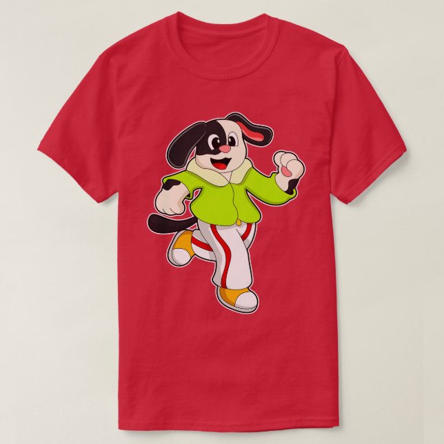 Camiseta Perro en carrera 3 (Diseño del anverso)