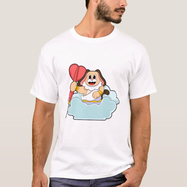 Camiseta Perro en Darts con Dart (Anverso)