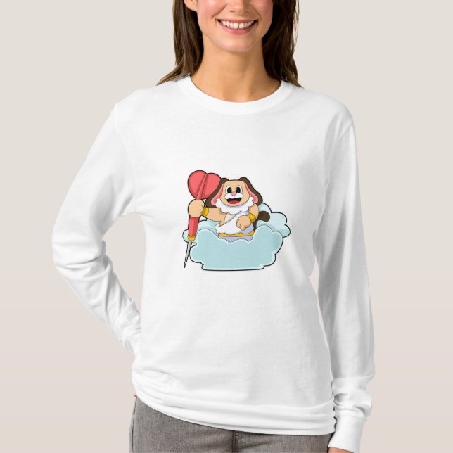 Camiseta Perro en Darts con Dart (Anverso)