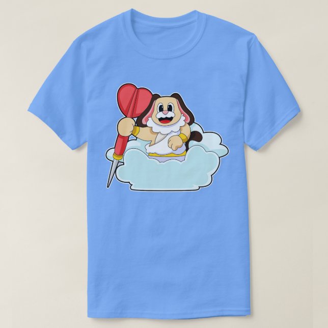 Camiseta Perro en Darts con Dart 2 (Diseño del anverso)