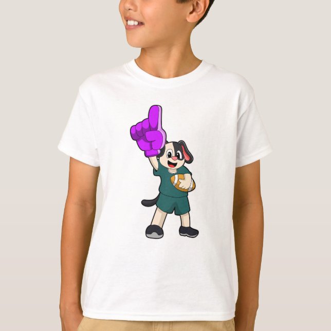 Camiseta Perro en deportes de fútbol (Anverso)