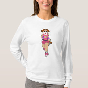 Camiseta Perro en ejecución