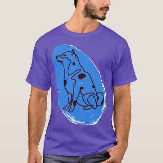 Camiseta Perro en el arte del huevo