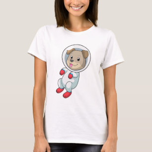Camiseta Perro en el espacio