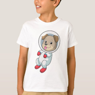Camiseta Perro en el espacio