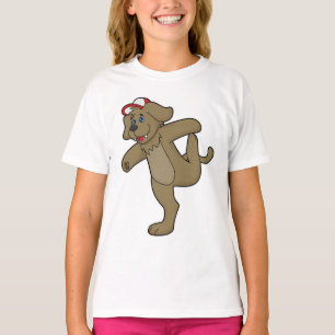 Camiseta Perro en el gimnasio del yoga