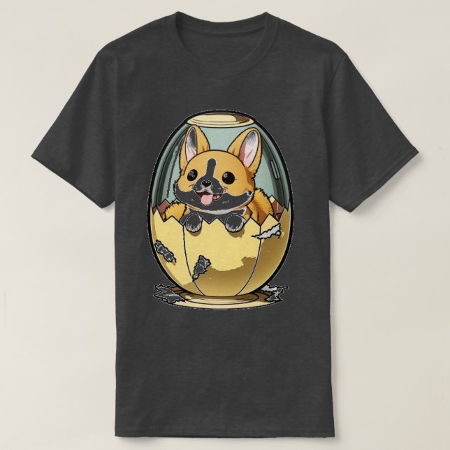 Camiseta Perro en el Huevo 101 (Diseño del anverso)