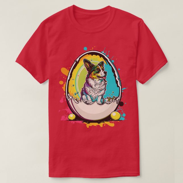 Camiseta Perro en el huevo 119 (Diseño del anverso)