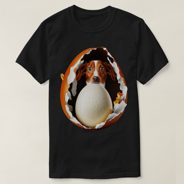Camiseta Perro En El Huevo 125 (Diseño del anverso)