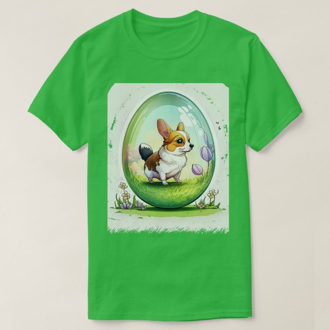 Camiseta Perro en el huevo 143 (Diseño del anverso)