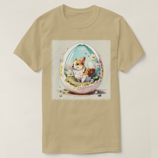 Camiseta Perro en el huevo 162 (Diseño del anverso)