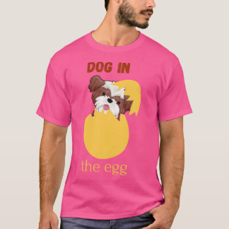 Camiseta perro en el huevo 201