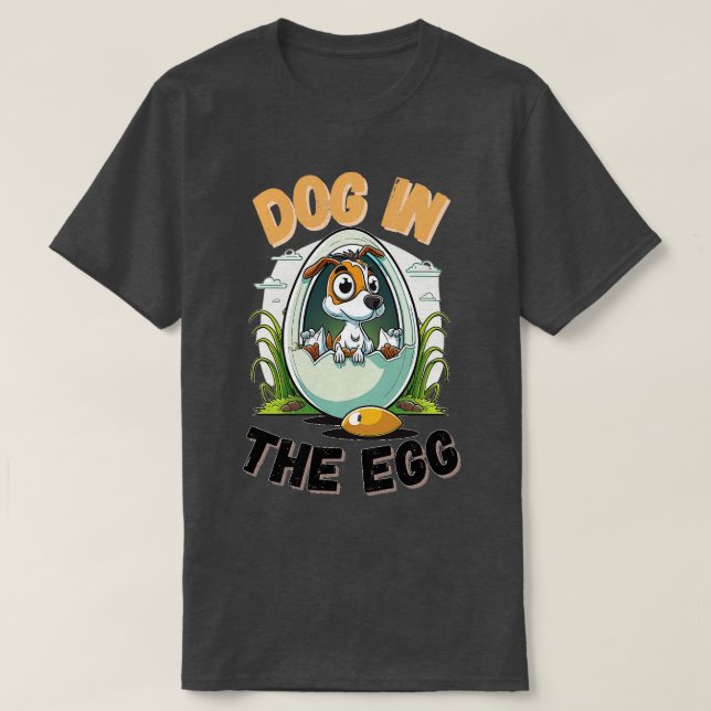 Camiseta perro en el huevo 2023 (Diseño del anverso)