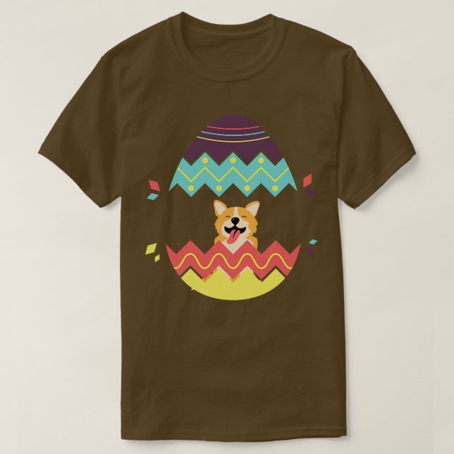 Camiseta perro en el huevo 227 (Diseño del anverso)