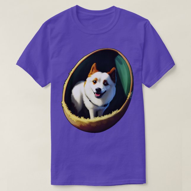 Camiseta Perro En El Huevo 244 (Diseño del anverso)