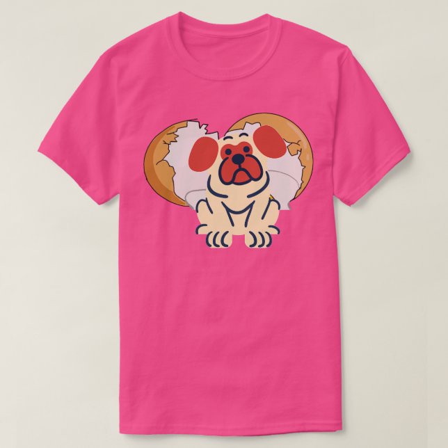 Camiseta perro en el huevo 25 (Diseño del anverso)