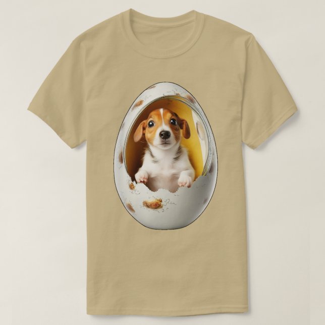 Camiseta Perro En El Huevo 263 (Diseño del anverso)