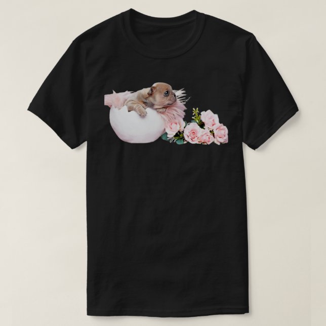 Camiseta perro en el huevo 98 (Diseño del anverso)