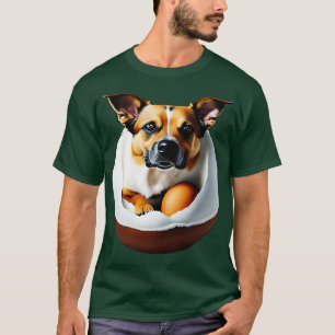 Camiseta Perro En El Huevo Divertido 1