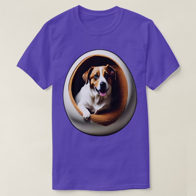 Camiseta Perro En El Huevo Gracioso 2023 (Diseño del anverso)